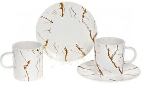 Набор чайный Marble Luxury 2 чашки 220мл и 2 блюдца