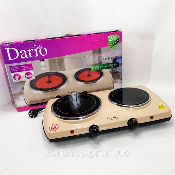 Плитка двоконфорочна електрична, Міні електроплита, Портативна плита для готування OC-94 | Зображення 2