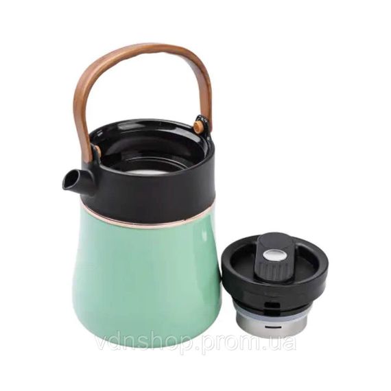 Чайник термос із датчиком температури та вакуумною ізоляцією 700 мл м'ятний HP-14-22M | Зображення 2