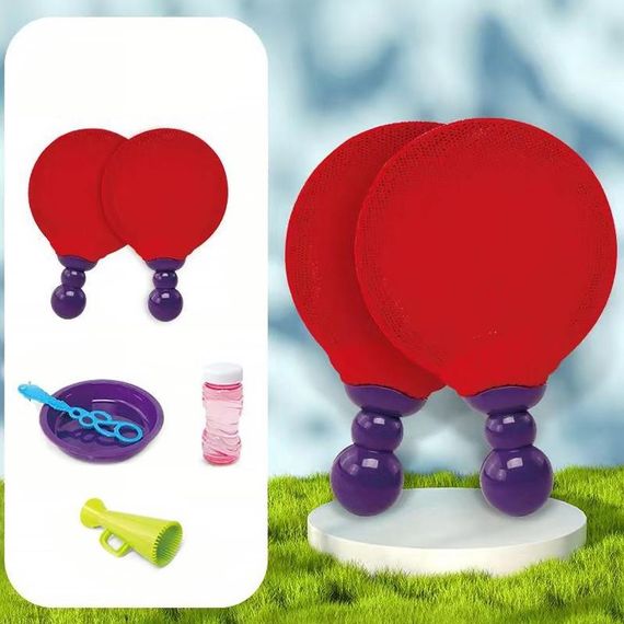 Детский пинг-понг с мыльными пузырями SHT CP085-1 Red | Зображення 1