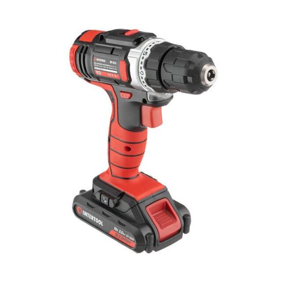 Дриль-шурупокрут акумуляторний Li-Ion 25 Нм INTERTOOL WT-0314 | Зображення 1