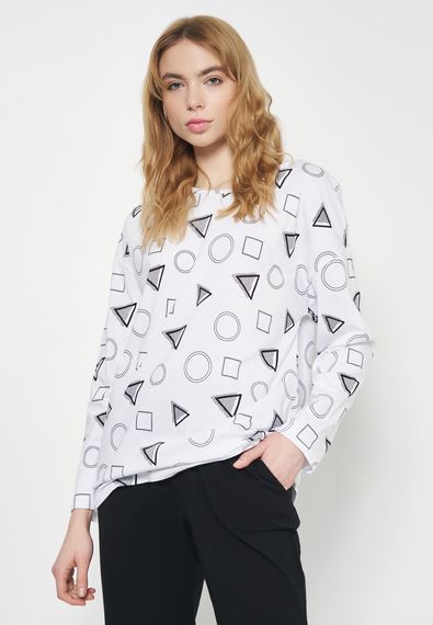 Піжама жіноча з геометричним малюнком, 2XL | Зображення 2