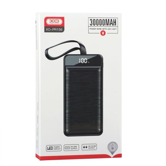 Power bank XPRO PR156 PD20W+QC22.5W 30000 mAh черный (MAW-45516_1547) | Зображення 3