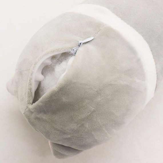 Мягкая игрушка-подушка Кот Батон 70 см, Серая / Детская плюшевая игрушка Кот обнимашка | Зображення 7