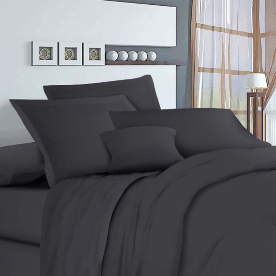 Простирадло на гумці SoundSleep Manner Graphite бязь 90х200 см (93949460) | Зображення 2