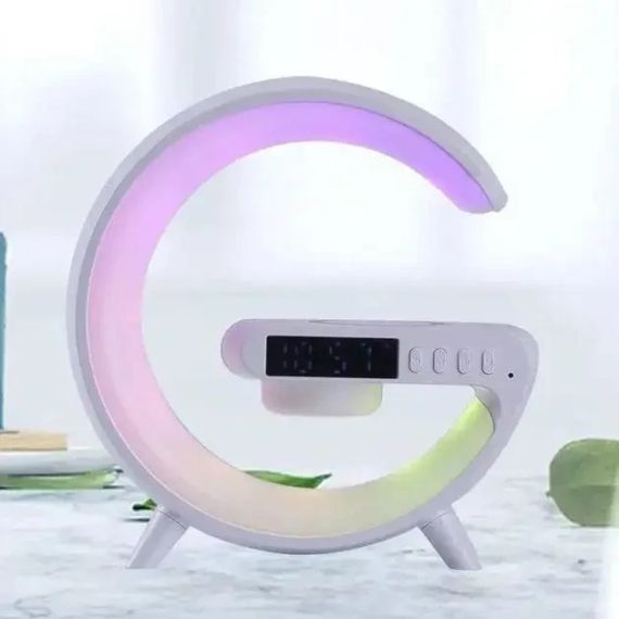 УЦЕНКА! Умный Ночной светильник G63 с Bluetooth (Не работает беспроводная зарядка 3208) | Зображення 3