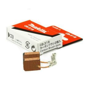 Щітки вугільні Makita CB-318 для GA5040C, 9562CH, 9562CR, 9562CVH, 9562CVR, 9565C/CV, 9565CLR, 9565CR, 9565CVL, 9565CVR, 9565PCV, 9566C/CV, 9566CR, 9566CVR, BO6040, GD0800C, GD0810C, PW5000CH, SG1250 (191978-9)