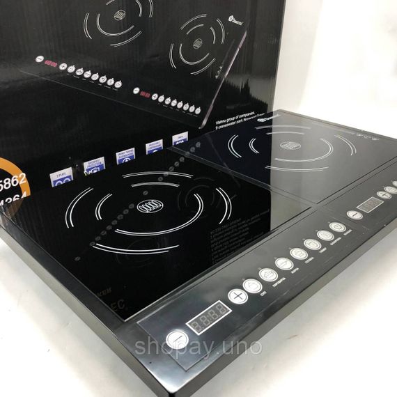Плита кухонна переносна Domotec MS-5862 4000 Вт, Мобільна електрична плита Портативна переносна RP-85 | Зображення 7