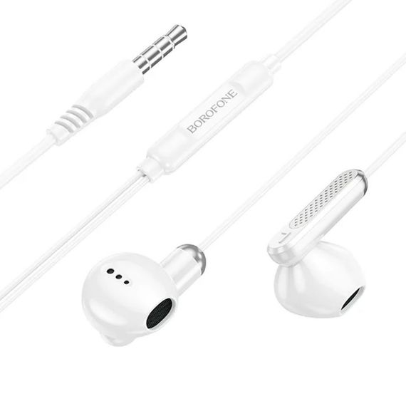 Навушники Borofone BM89 Surpass universal (3.5mm/1.2m) White | Зображення 2