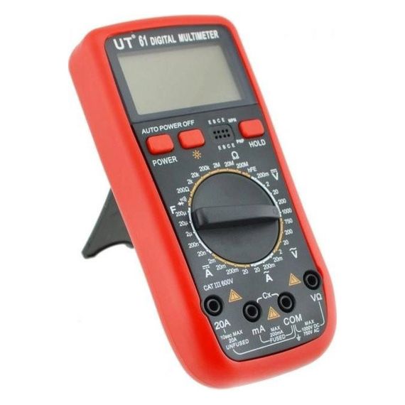 Тестер для электрика Digital UT61 / Тестер напряжения цифровой / KL-647 Хороший мультиметр | Зображення 5