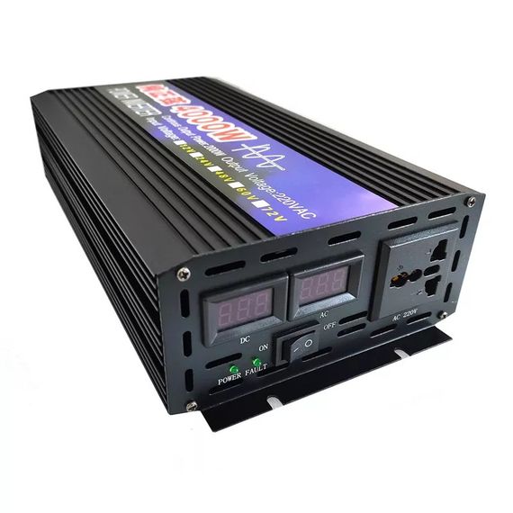 Инвертор преобразователь напряжения на 24/220 вольт чистый синус 4000w | Зображення 2
