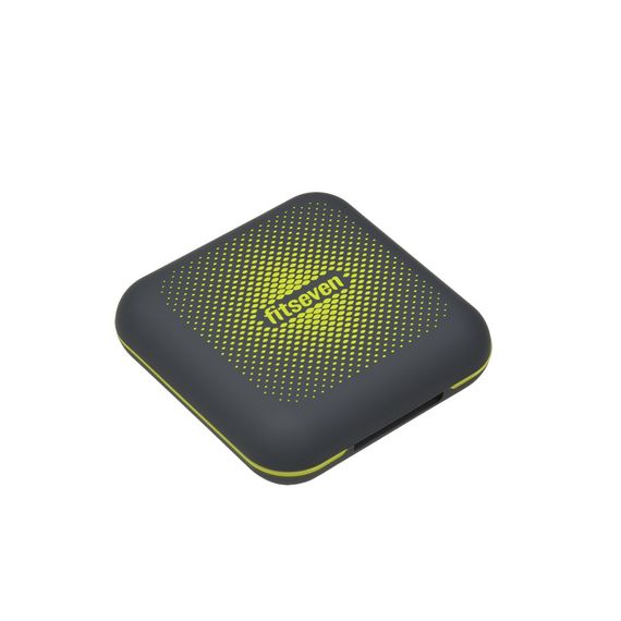 Кейс для капсул Fitseven UZSPACE TP005GY, графітовий з жовтим
