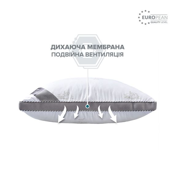 Подушка CLASSICA SOFT 3D трехкамерная IDEIA аналог лебединого пуха 50х70 см (8-31771*001) | Зображення 3