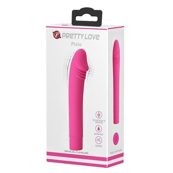 Реалістичний вібратор - Pretty Love Pixie Vibrator Pink Sex Aura | Зображення 5