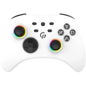 Геймпад GamePro GPX13W 2.4G/BT 5.1/USB/PC/iOS/Android RGB White (GPX13W)