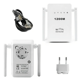 Wi-Fi-репітер LV-WR02ES 1200 Мбіт/с з антеною та двома мережевими портами