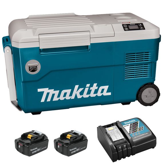 Холодильник-нагрівач акумуляторний Makita SET-CW001GZ-0723 (20 л, LXT/XGT, 12-24 В, комплект)