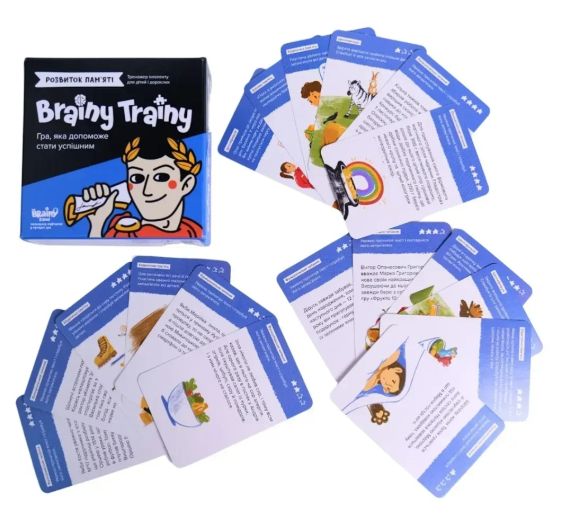 Настільна гра Brainy Trainy Розвиток пам’яті | Зображення 4