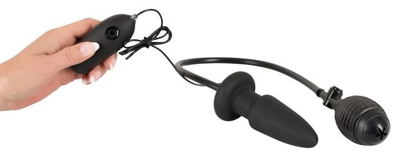 Анальная пробка - Inflatable + Vibrating Butt Plug sexstyle | Зображення 3