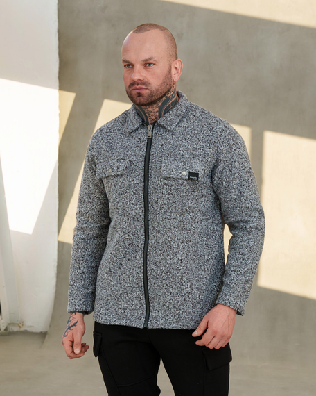 Куртка-сорочка Барашок графіт S XL | Зображення 2