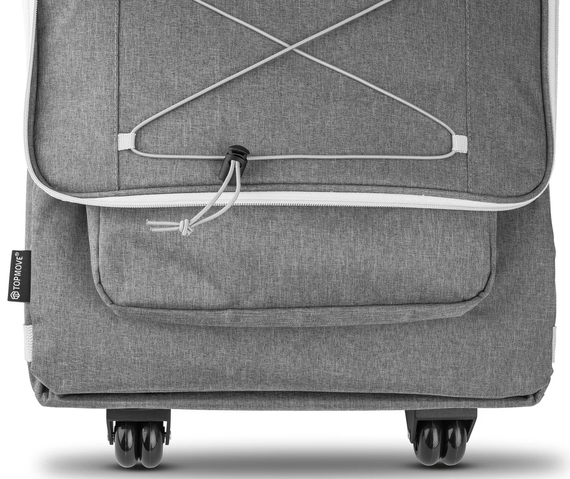 Термосумка на колесах 40L Topmove сіра | Зображення 8