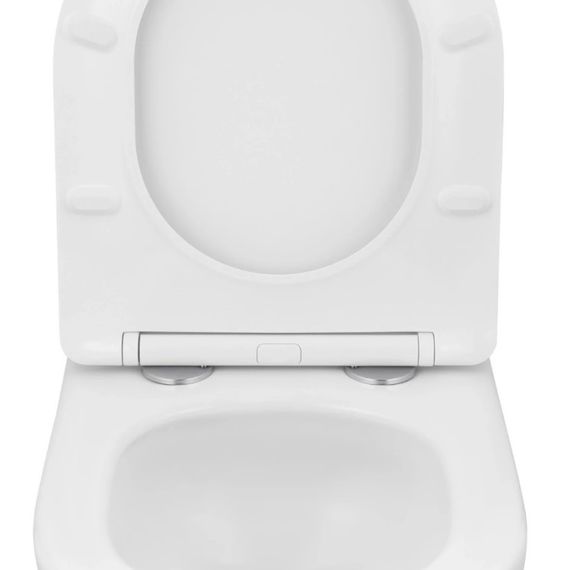 Унітаз підвісний безобідковий Kroner Harz WHI483632 TORNADO з сидінням (KH483632WHIT) (CV032967) | Зображення 9