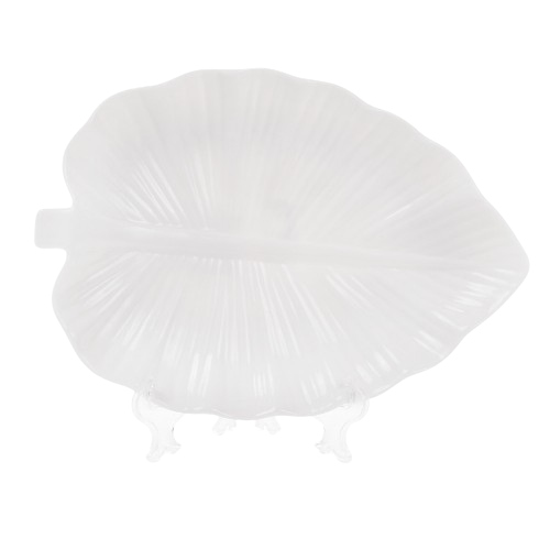 Блюдо сервірувальне 20см Лист порцеляна білий 988-110 БОНА ДИ