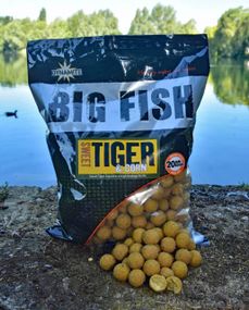 Бойли тонучі Big Fish Sweet Tiger & Corn - 15mm Boilie 1.8kg