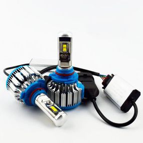 Комплект LED ламп TurboLed T1 HB3 6000K 50W 12/24v CanBus з активним охолодженням