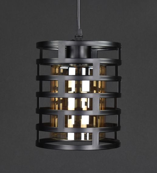 Люстра підвісна LOFT на 1 лампочку 27772 Чорний 25-100х15х15 см. | Зображення 1