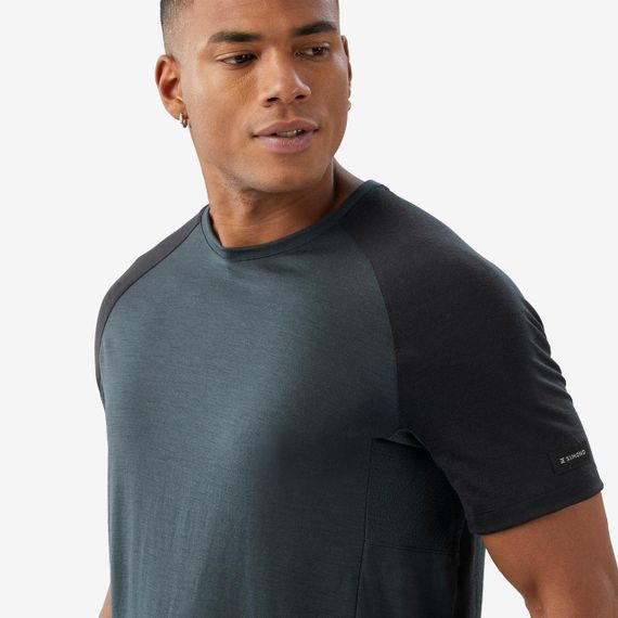 Футболка чоловіча Merino Resist з мериносової вовни сіра - M. | Зображення 2
