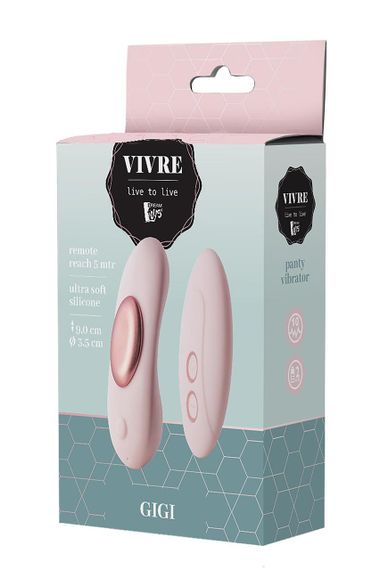 Вібратор для трусиків з дистанційним керуванням Dream Toys VIVRE PANTY VIBE GIGI Sex Aura | Зображення 5