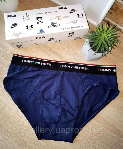 Чоловічі брифи, чоловічі труси сліпи (брифи) ТОМІ, труси чоловічі, бріфи чловічі ПРЕМІУМ - Сині М | Зображення 2