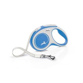 Рулетка Flexi New Comfort S, лента 5 м, синий