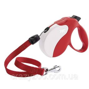 Поводок-рулетка для собак Ferplast AmiGo Tape Mini до 12 кг красная лента 3 м 75702022