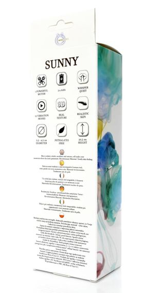 Вібратор BOSS Cyberskin - SUNNY, ( 12 режимів вібрації, довжина 20,5 см, діаметр 4,5 см ) BS4400007 sexstyle | Зображення 4