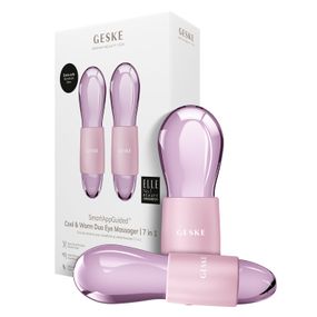 Двойной массажер для глаз GESKE Cool&Warm Duo Eye Massager 7в1 starlight, Розовый