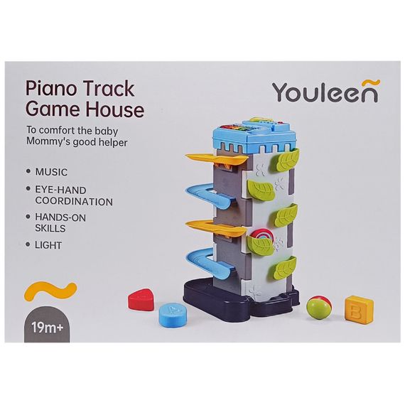 Дитячий іграшковий центр "Piano Track Game House" 73303 світові та звукові ефекти | Зображення 1