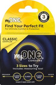 Презерватив MyONE Classic Sampler (три розміри в одному) Sex Aura
