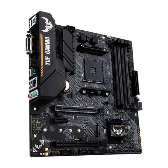 Материнcька плата ASUS TUF GAMING B450M-PLUS II sAM4 B450 4xDDR4 HDMI-DVI mATX (90MB1620-M0EAY0) | Зображення 1