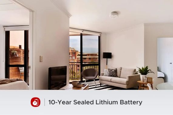 Датчик диму X-Sense SD11 з 10-річною батареєю, LED-індикатором і кнопкою вимкнення звуку | Зображення 4