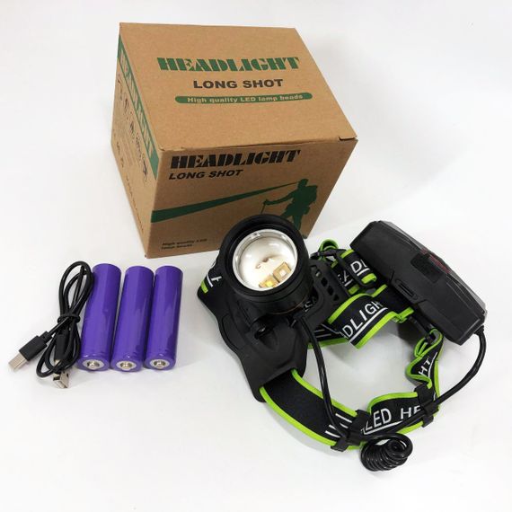 Ліхтарик налобний PLD-A12-2PM10-2TG (WHITE+UV), Ліхтар акумуляторний для риболовлі, Ліхтарик налобний потужний | Зображення 8