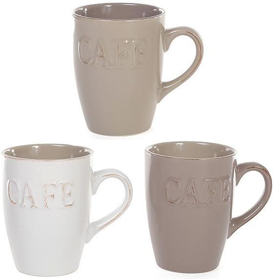 Кружка Shabby Chic "Cafe" 310мл кераміка