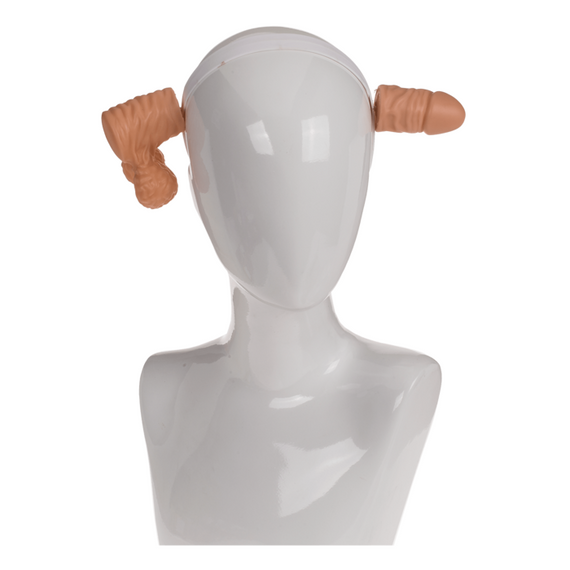 Oбруч Dick Head Headband, 28 см Sex Aura | Зображення 1