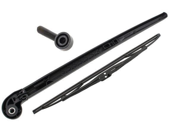 Audi A4 Allroad (09-16) двірник задній у зборі (щітка + тримач) + форсунка омивача скла (комплект), Ауді А4 | Зображення 1