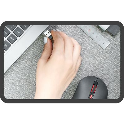Мышка Xiaomi Miiiw Mute Wireless Black (MWMM01 Black) | Зображення 3