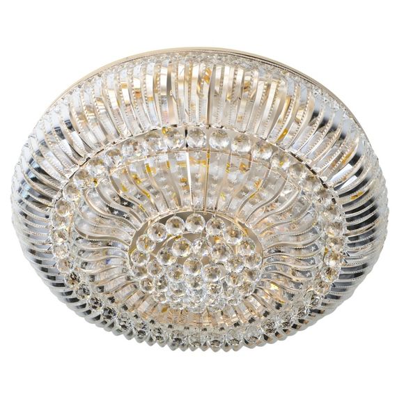 Люстра торт потолочная с подсветкой LED E14 40W Glass (BCL-603C/9)