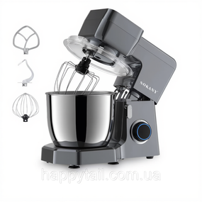 Планетарный миксер Sokany 1500 Вт с чашей 6,5 л 10 режимов скорости SK-272