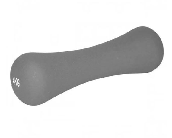 Гантелі неопренові PowerPlay 4126 Spartacus 2*4 кг Сірі 2 шт + Резинка для фітнесу 7,5 кг (PP_4126_4kg_2in) | Зображення 3