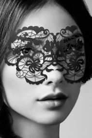 Маска в наявності вінілова Bijoux Indiscrets Anna Mask Чорна One Size